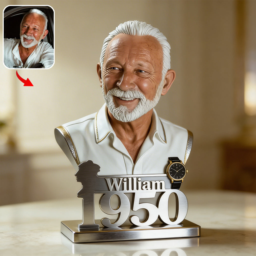 Personalized 21st Birthday Black Man Custom Shaped Acrylic Plaque Gift for Him