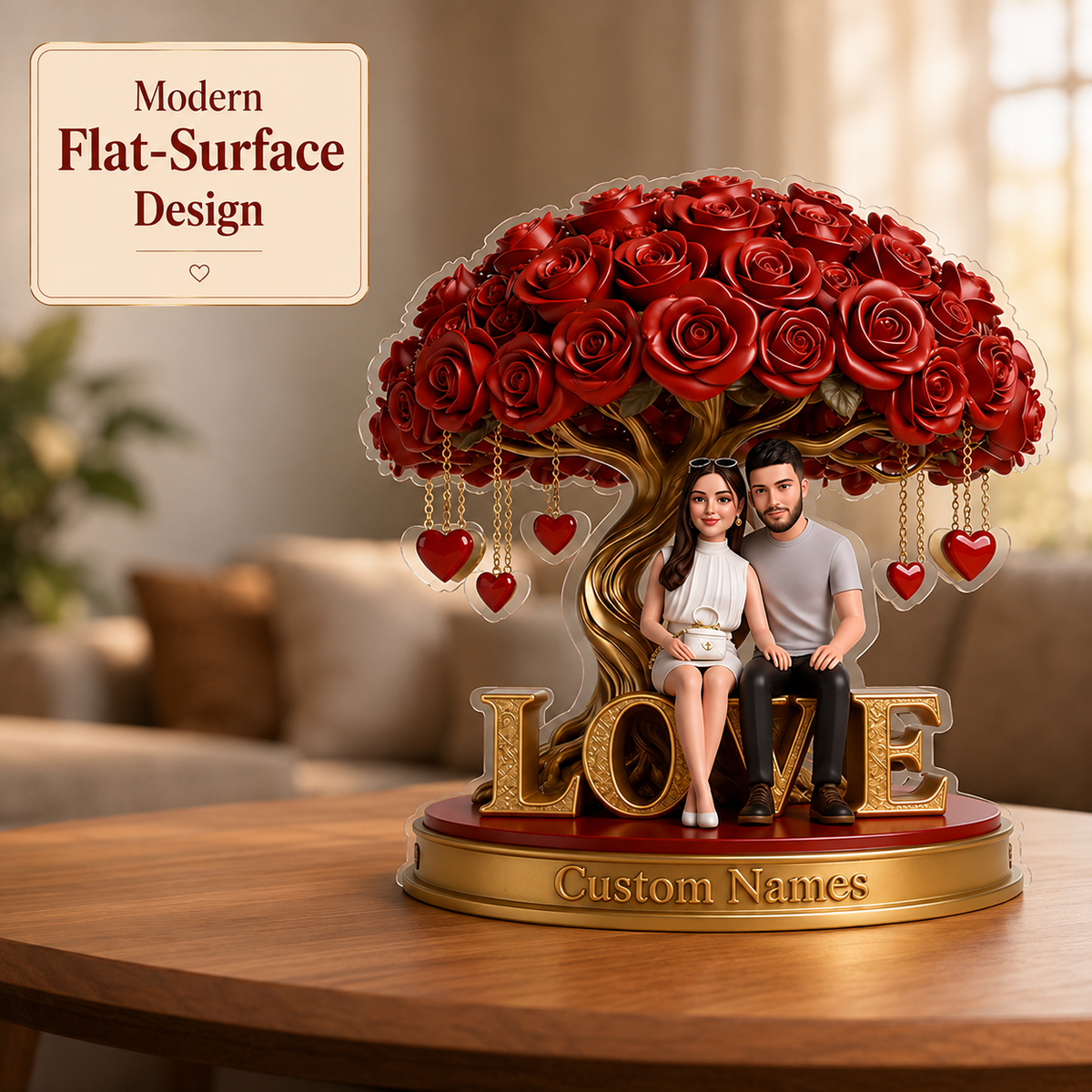 Custom Photo Wedding Couple Shaped Acrylic Plaque Romantic Wedding Gift