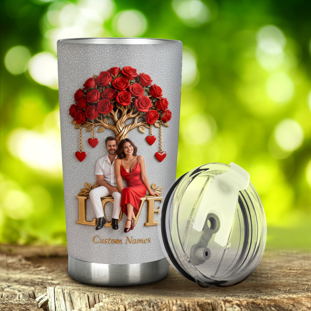 Personalized Couple Husband Wife Tumbler Romantic Gift