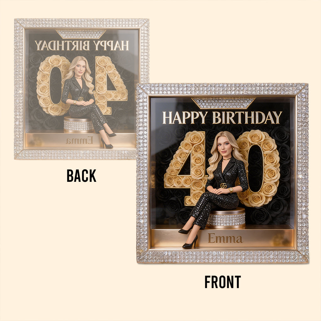 Personalized Birthday Latina Little Girl Custom Shaped Acrylic Plaque Daughter Granddaughter Gift