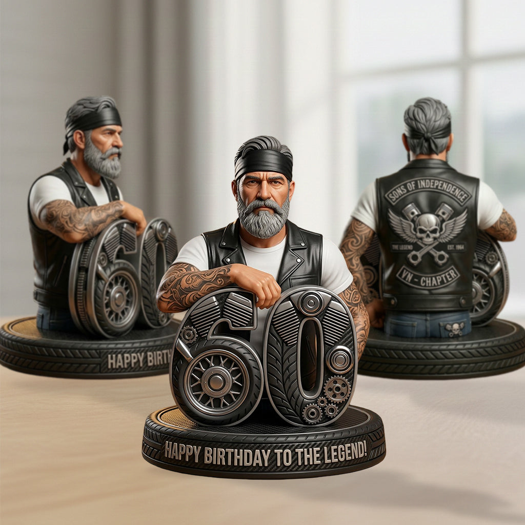 Personalized Birthday Latino Little Boy 3D Figurine, Custom Gift for Son Grandson Nephew
