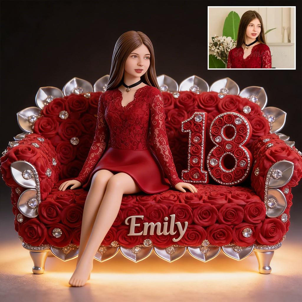 Personalized 70th Birthday Older Woman Custom Shaped Acrylic Plaque Gift for Mom Grandma Wife