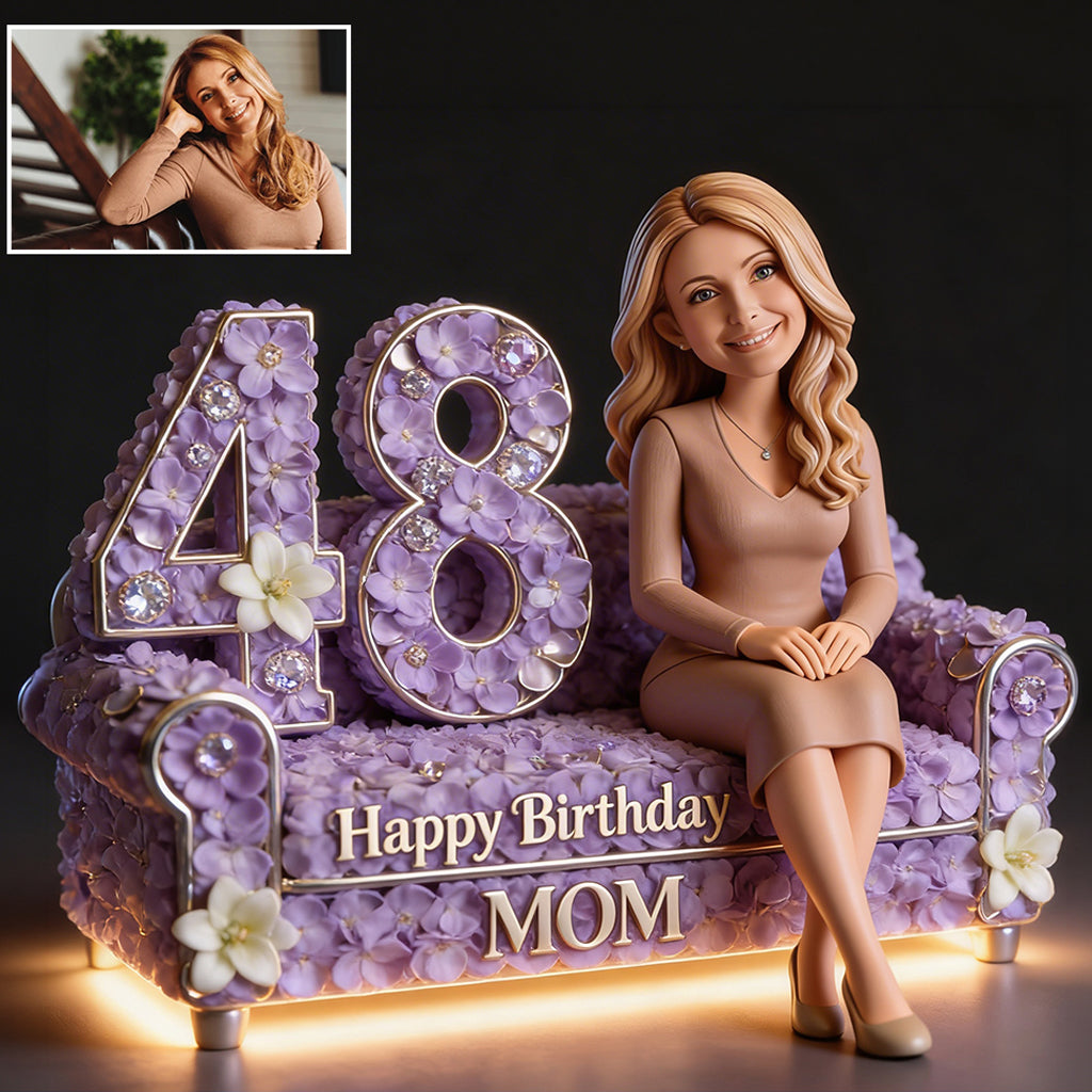 Personalized 25th Birthday Woman Custom Shaped Acrylic Plaque Birthday Gift