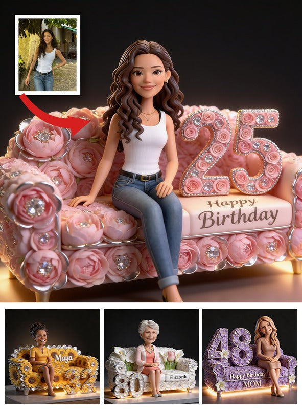 Personalized 25th Birthday Latina Woman Custom Shaped Acrylic Plaque Gift for Her
