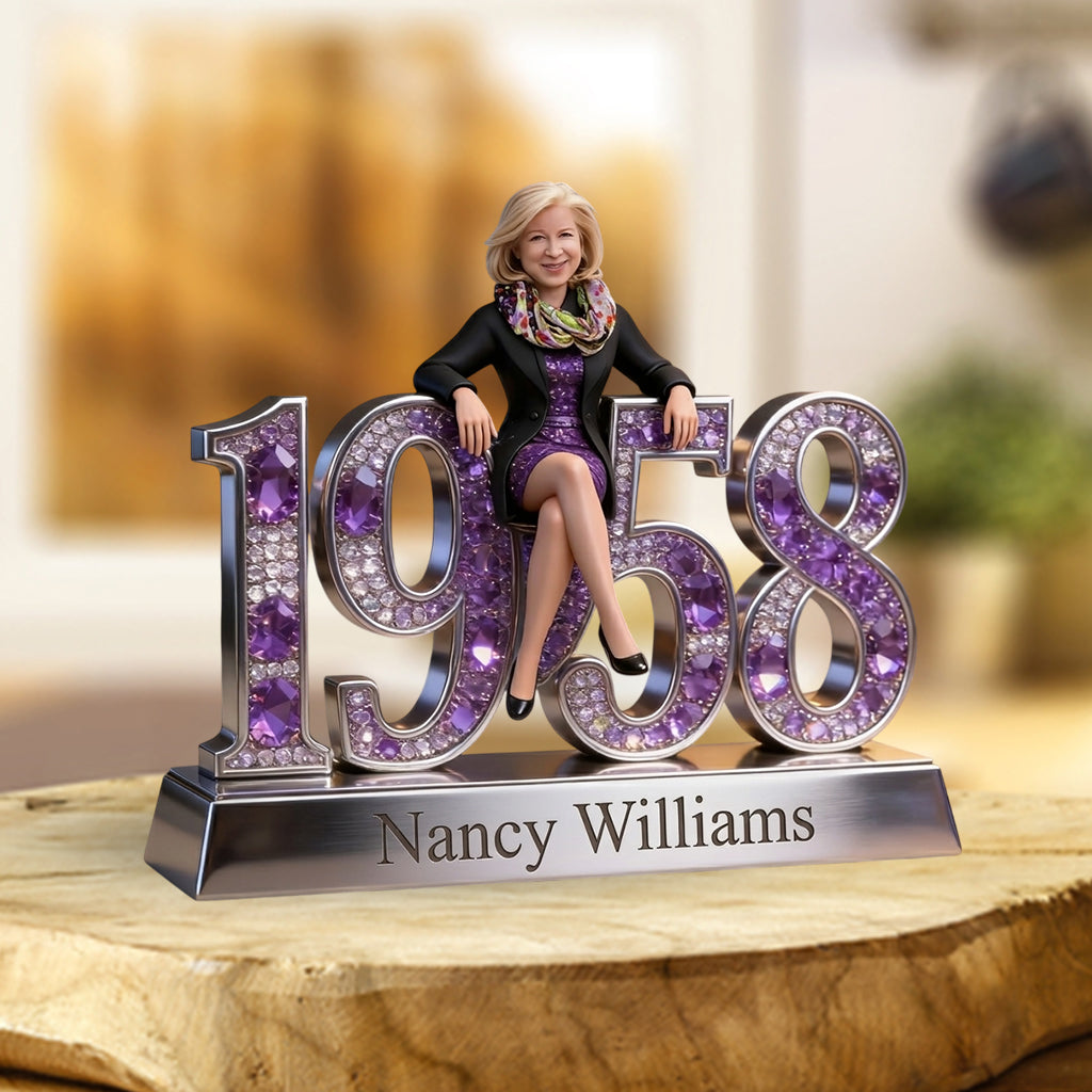 Personalized 21st Birthday Woman Custom Shaped Acrylic Plaque Gift For Her