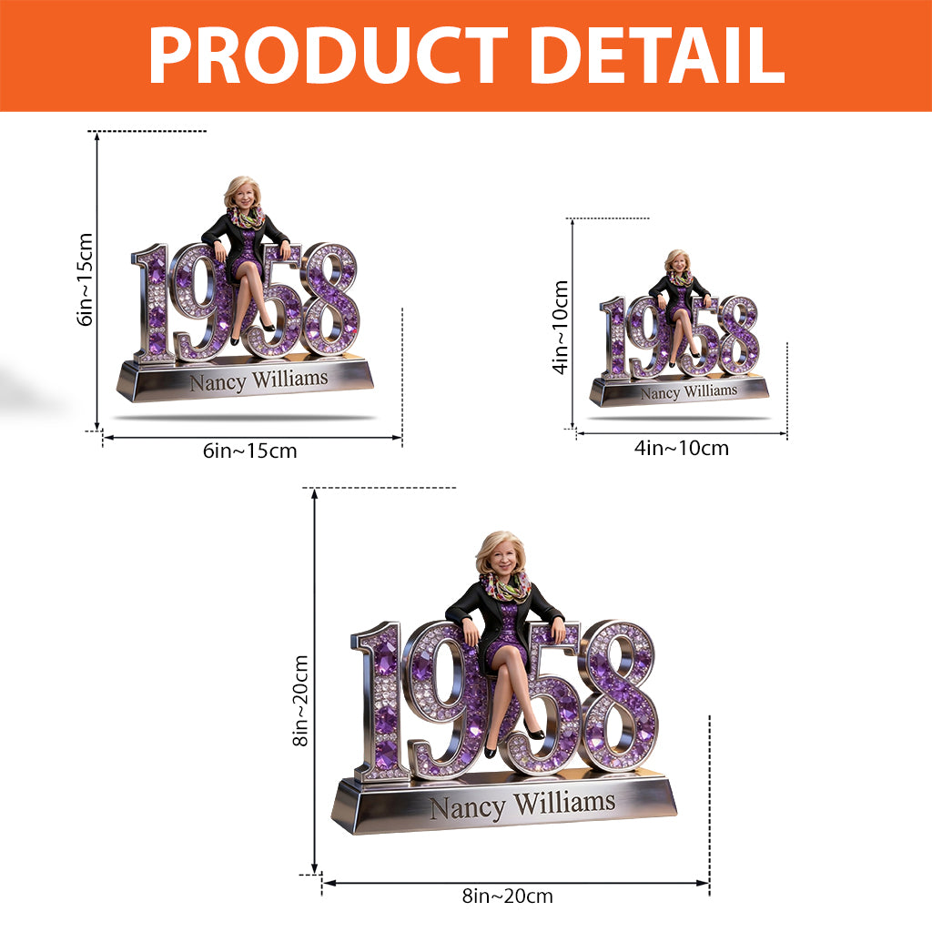 Personalized Birthday Latina Little Girl 2018 Custom Shaped Acrylic Plaque Gift