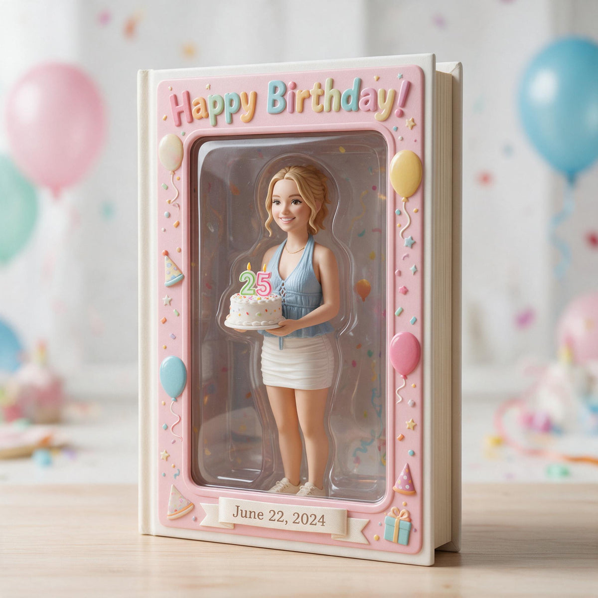Personalized 25th Birthday Woman Leather Journal Gift for Her
