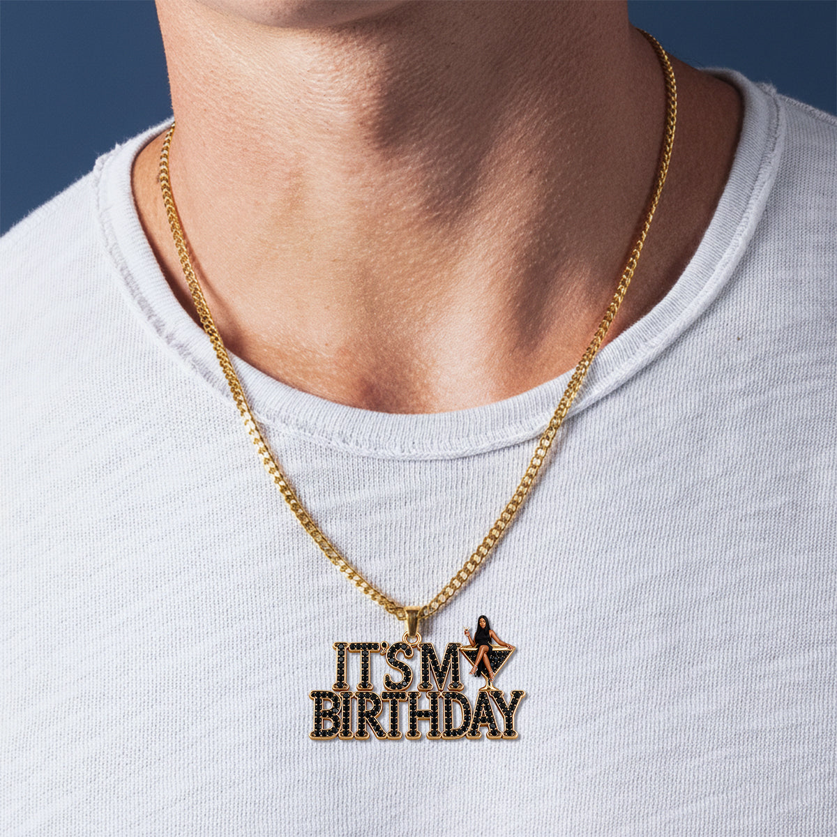 Personalized 21st Birthday Woman Pendant Necklace & Stud Earrings Set