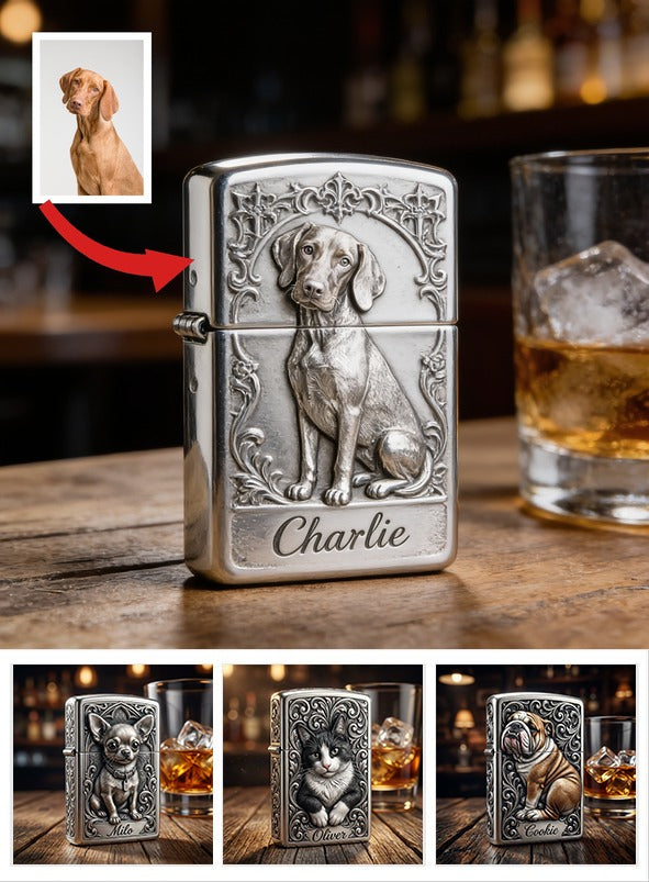 Personalized Vizsla 2010-2024 Pet Lighter Dog Lover Gift