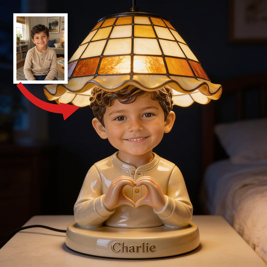 Personalized Latino Little Boy Acrylic LED Night Light Son Grandson Nephew Gift