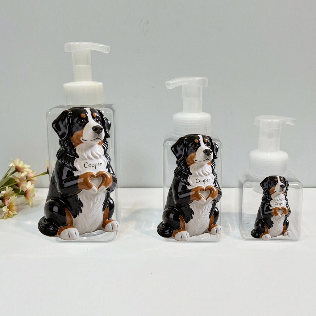 Personalized Black and Tan Adult German Shepherd Soap Dispenser Pet Lover Gift