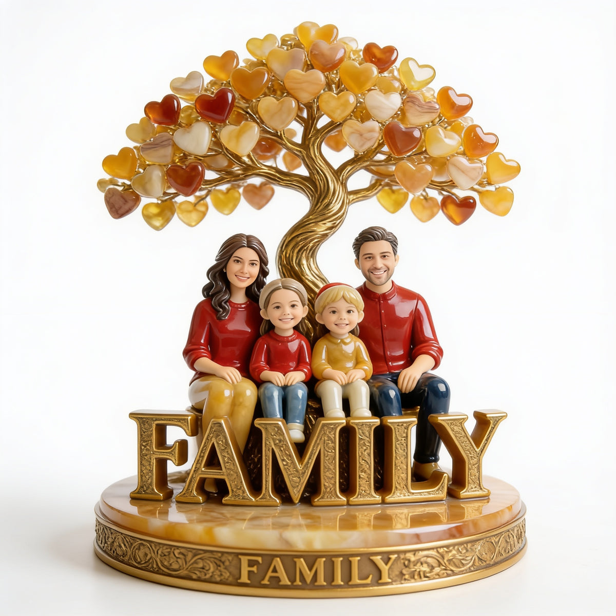 Personalized Christmas Family Custom Shaped Acrylic Plaque Home Decor Gift