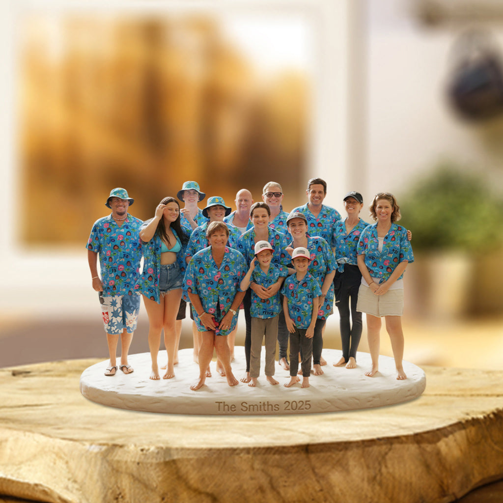 Personalized Big Family Custom Shaped Acrylic Plaque Home Keepsake