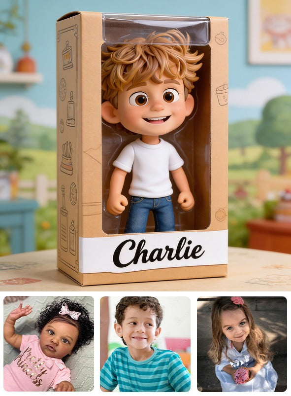 Personalized Little Boy Custom Shaped Acrylic Plaque, Kid Keepsake Gift