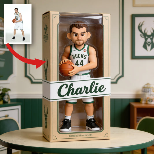 Personalized Man Basketball Player Custom Shaped Acrylic Plaque Sports Fan Gift