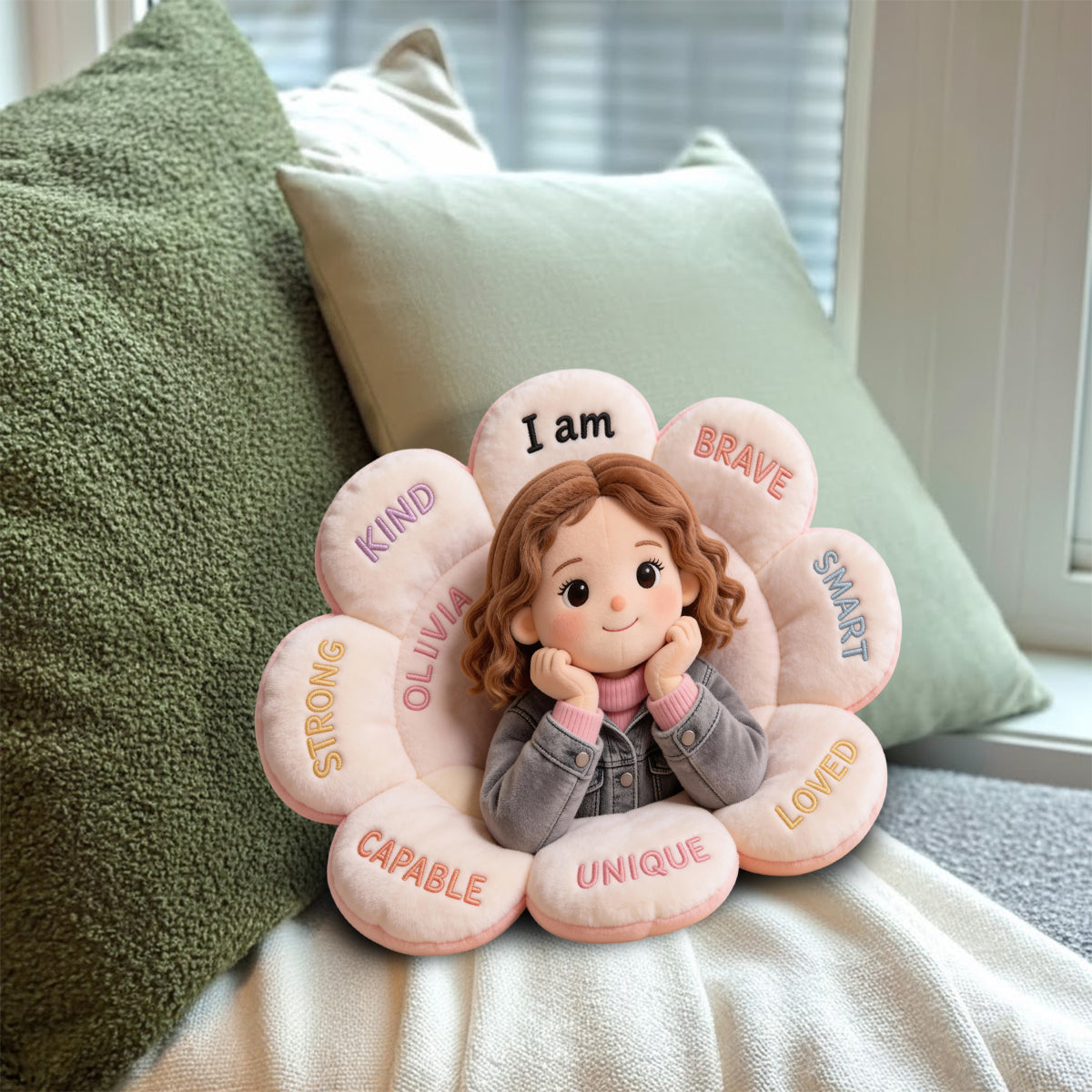 Personalized Black Little Boy Affirmation Star Pillow, Gift for Son Grandson Nephew
