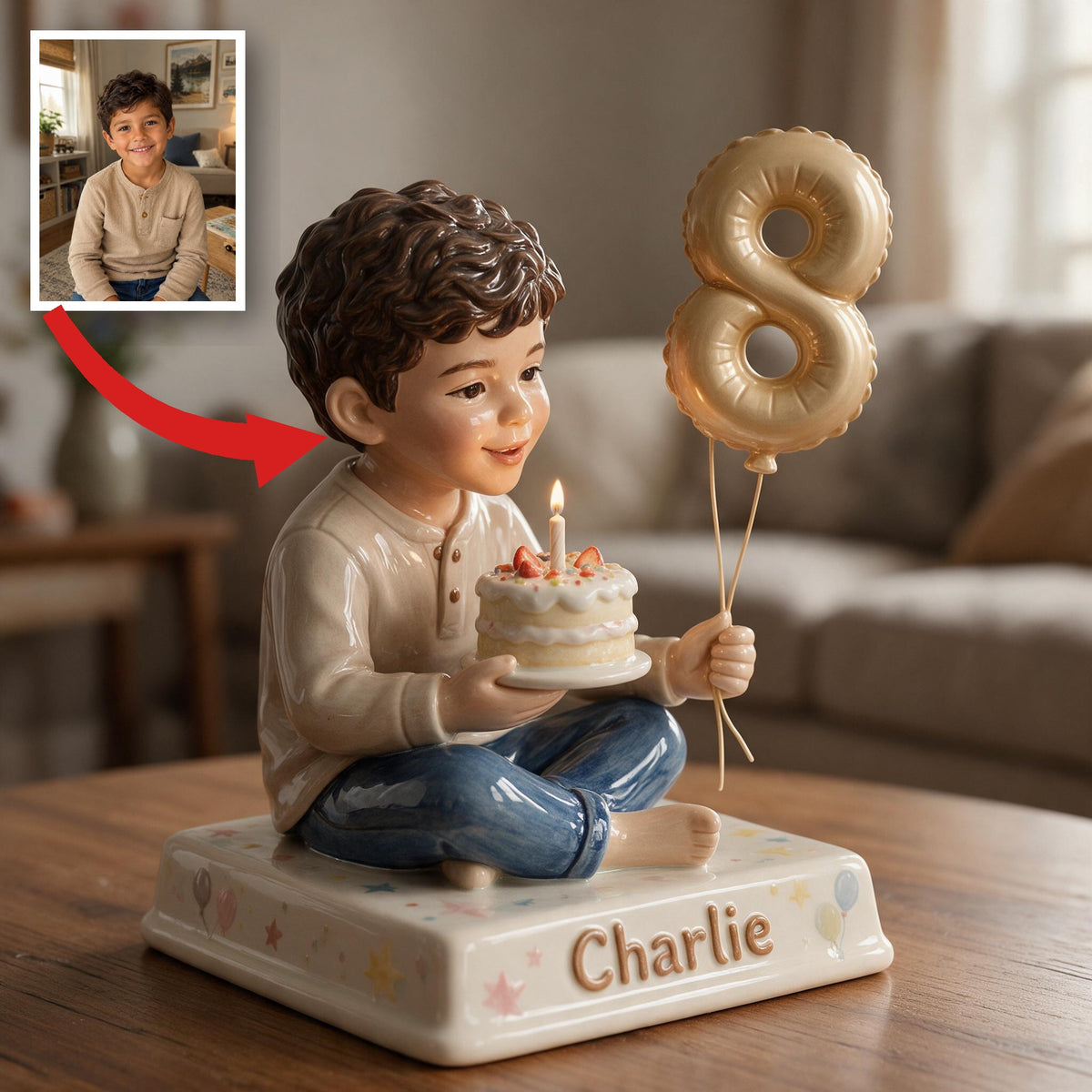 Personalized Birthday Latino Little Boy 3D Plaque Son Grandson Nephew Gift