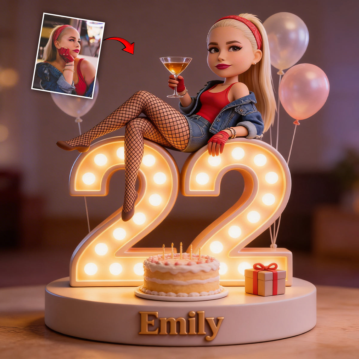 Personalized 8th Birthday Little Boy Custom Shaped Acrylic Plaque Son Grandson Nephew Gift