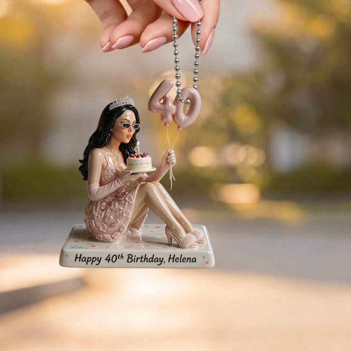 Personalized Birthday Black Little Girl 3D Plaque Daughter Granddaughter Niece Gift
