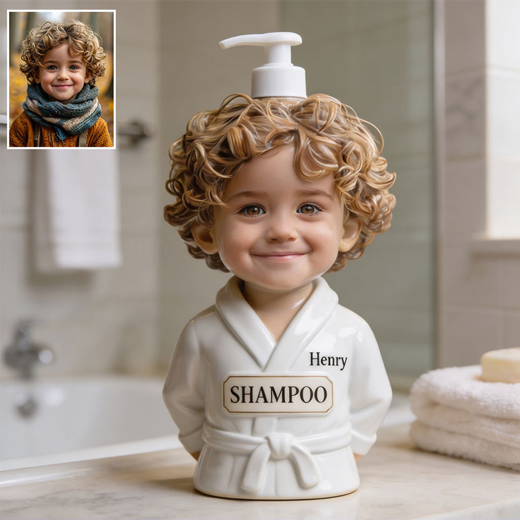 Personalized Latina Little Girl Soap Dispenser Kids Bathroom Decor Gift