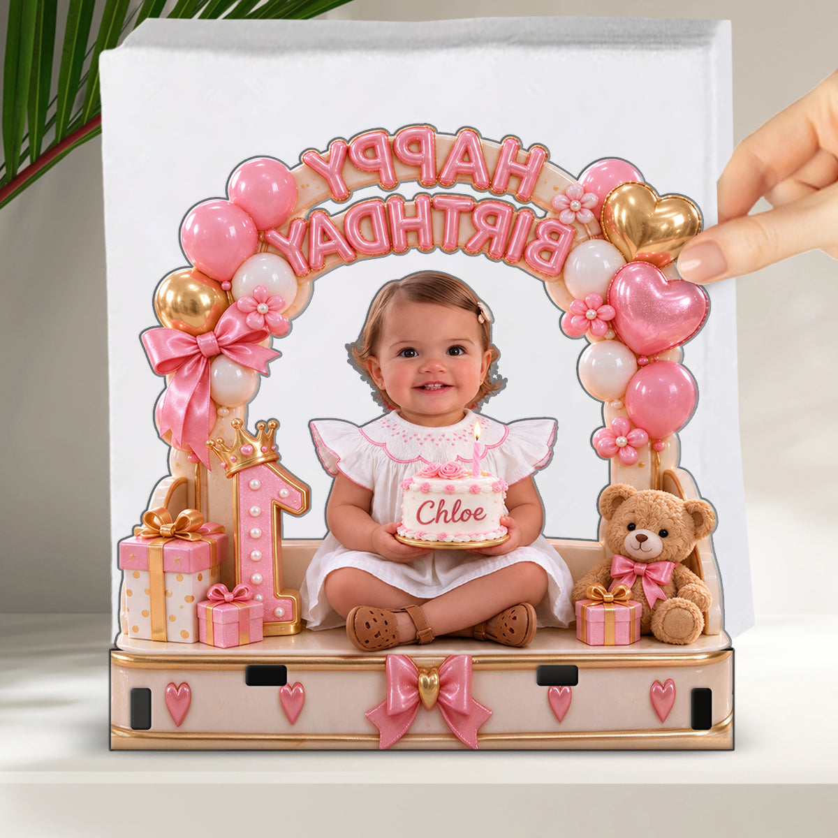 Personalized Birthday Little Boy Napkin Holder for Son Grandson Nephew