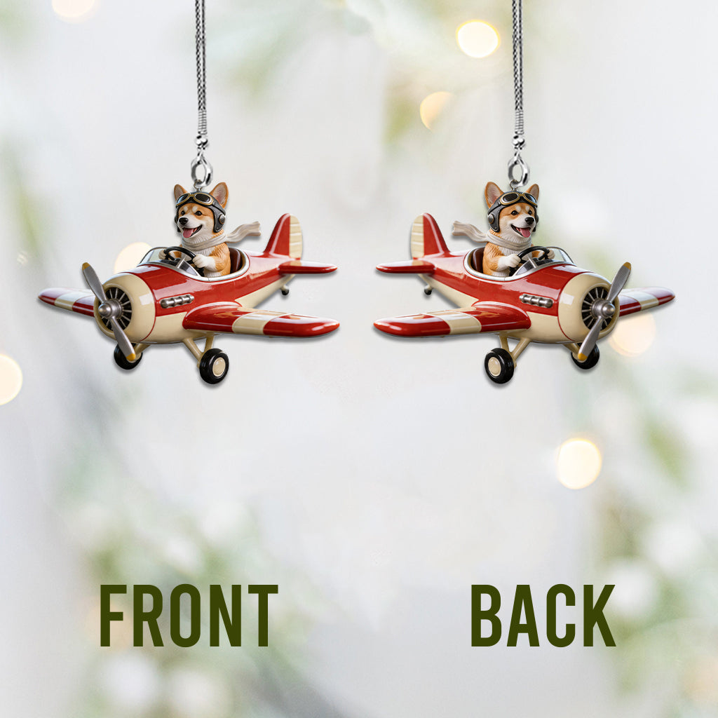Custom Photo Siberian Husky Car Ornament Dog Lover Gift