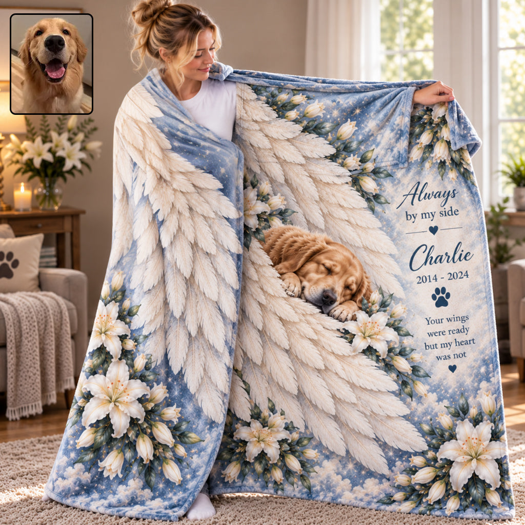 Personalized Bulldog Memorial Wearable Blanket Pet Loss Keepsake