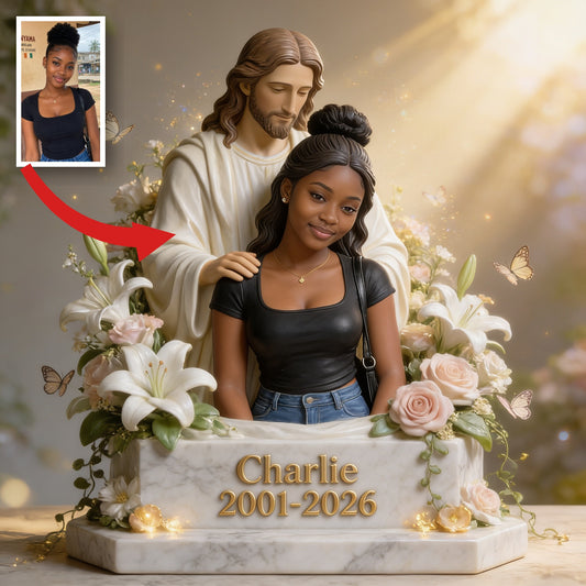 Personalized Memorial Black Woman Custom Shaped Acrylic Plaque Sympathy Gift