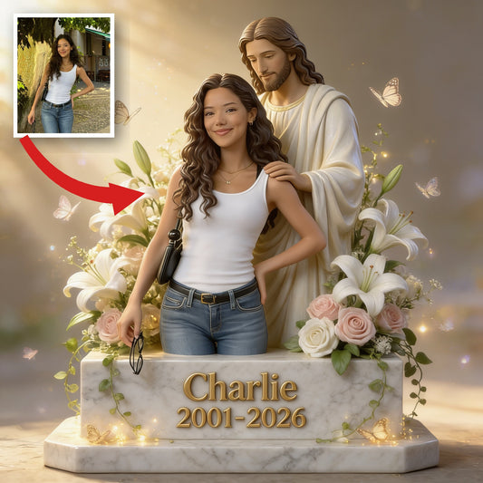 Personalized Memorial Latina Woman Custom Shaped Acrylic Plaque, Remembrance Gift