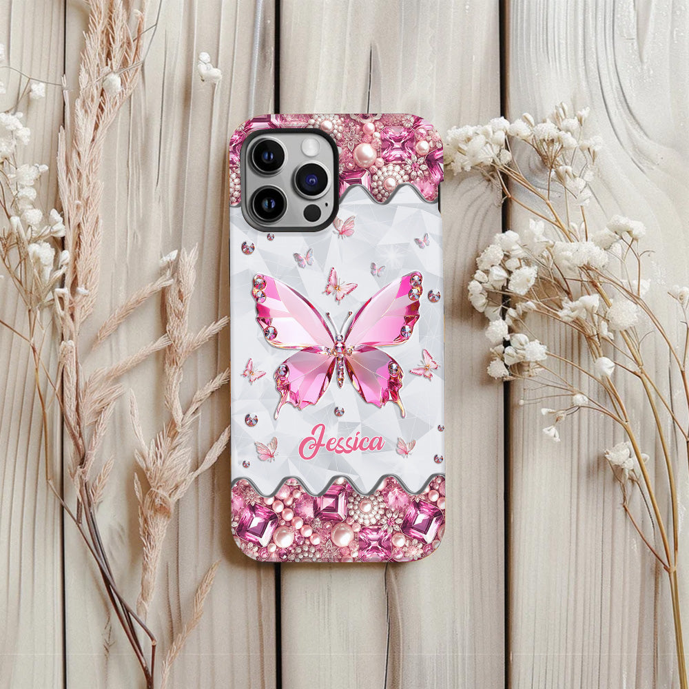 Love Butterfies - Personalized Butterfly Full Print Phone Case
