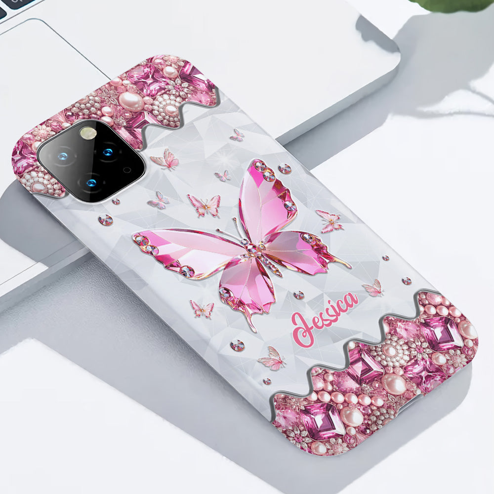 Love Butterfies - Personalized Butterfly Full Print Phone Case