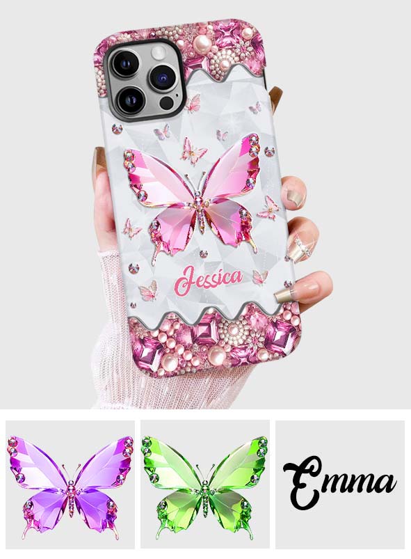 Love Butterfies - Personalized Butterfly Full Print Phone Case