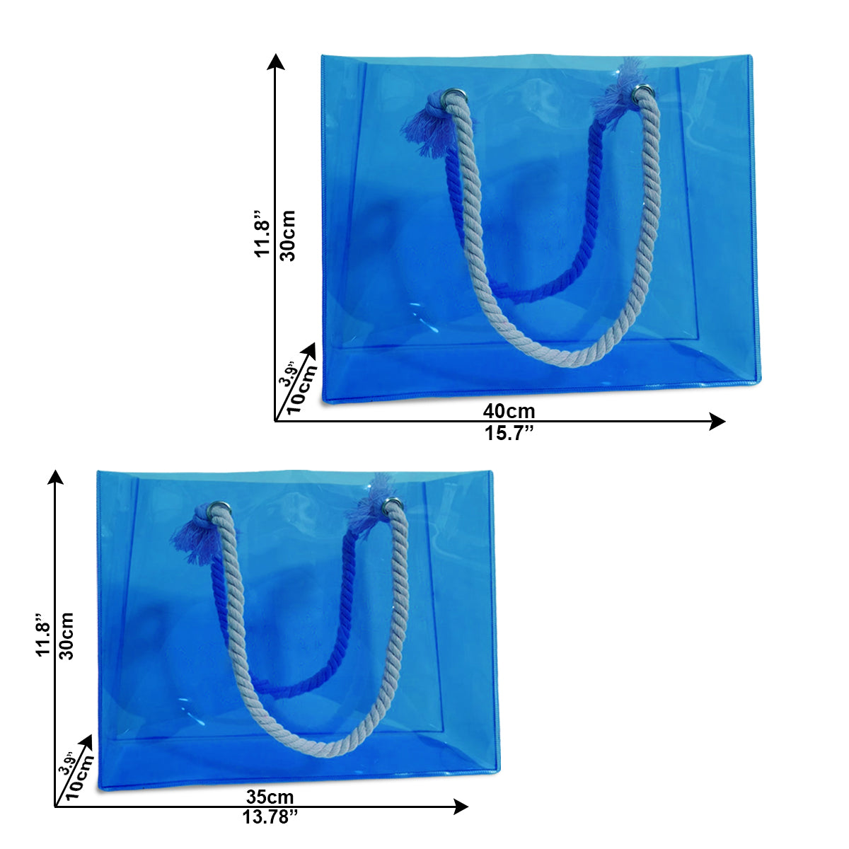 Apparently We Are Trouble - Personalized Bestie Clear Tote Bag