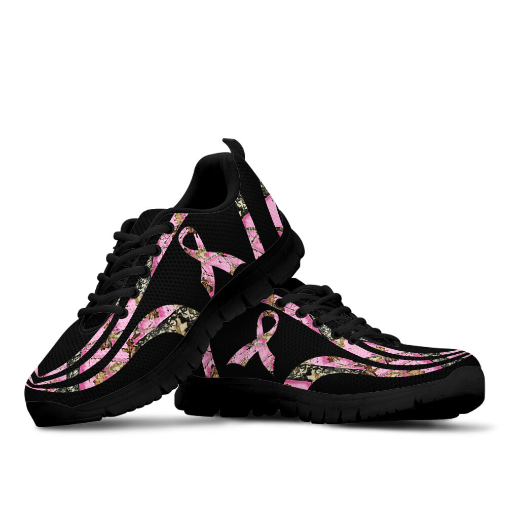 Pink Ribbon Breast Cancer Awareness Sneakers 0622