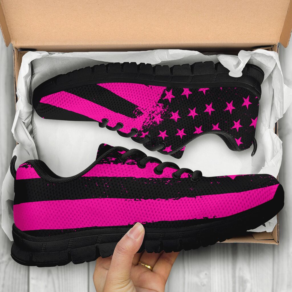 Breast Cancer Warrior Breast Cancer Awareness Sneakers 0622