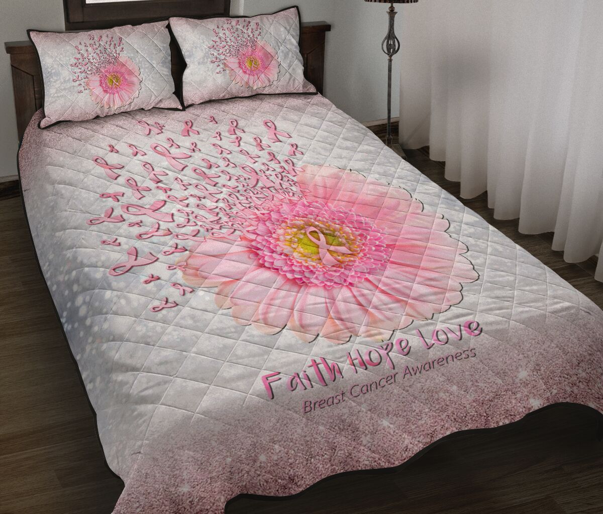 Breast Cancer Awareness Breast Cancer Awareness Quilt Set 0622