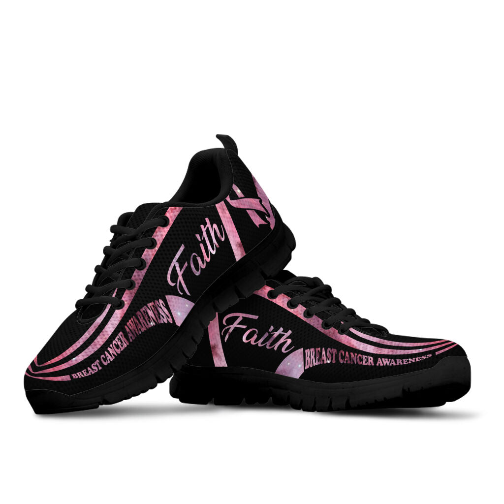 Walk In Faith Breast Cancer Awareness Sneakers 0622