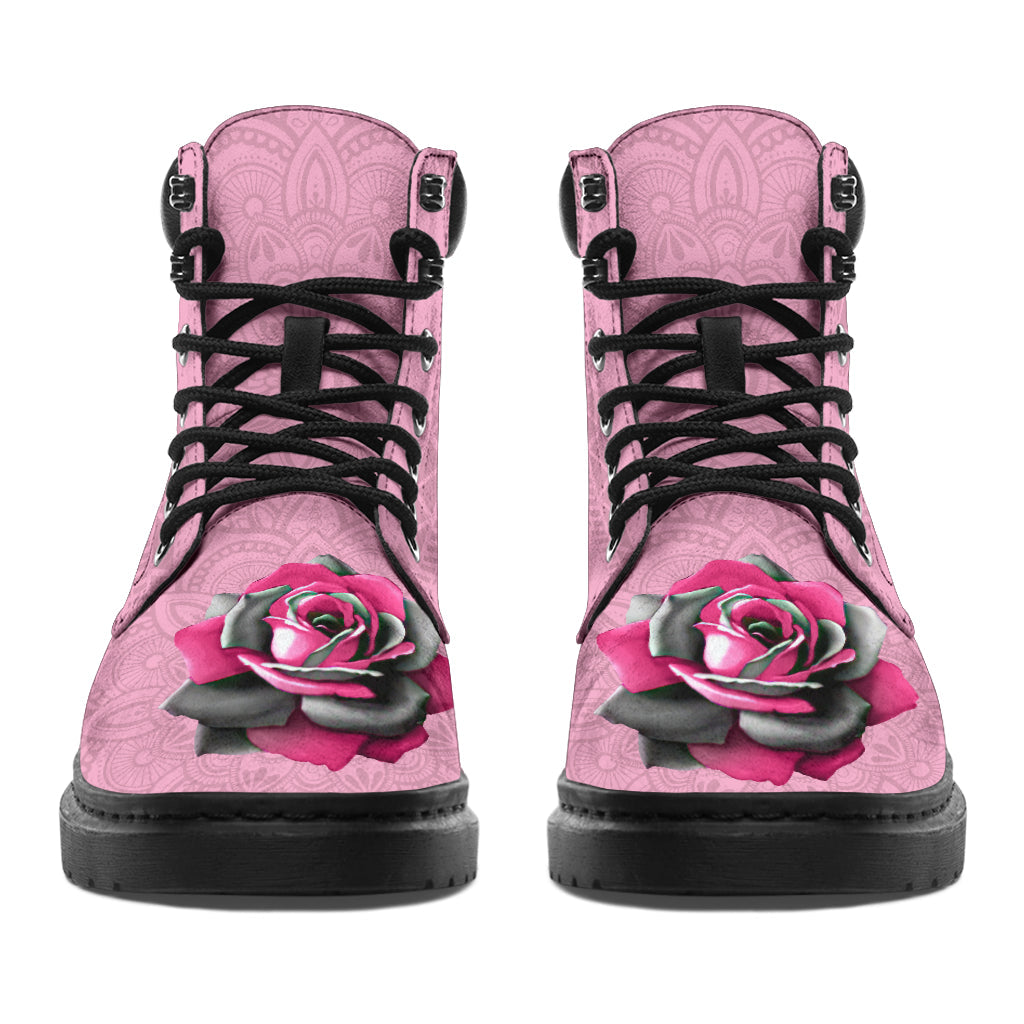 Breast Cancer Warrior Breast Cancer Awareness All Season Boots 0622