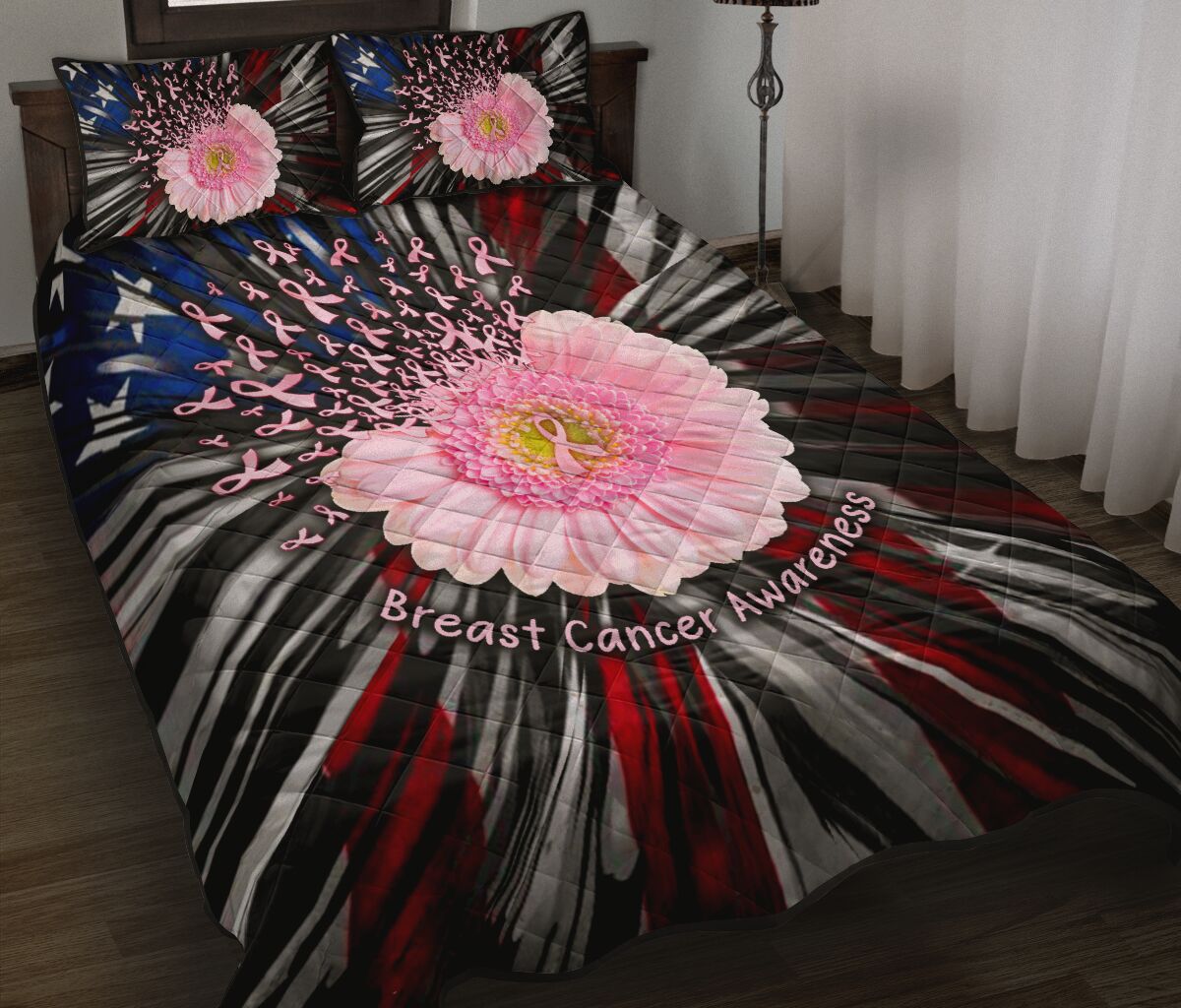 Breast Cancer Awareness Breast Cancer Awareness Quilt Set 0622