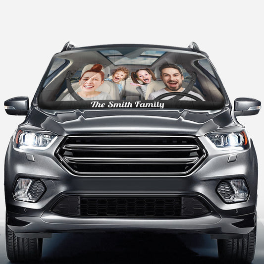 Car Journey - Personalized Family Car Sunshade