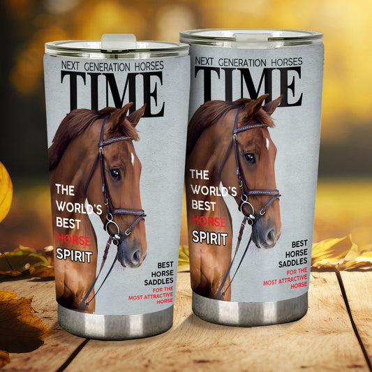 Magazine Covers - Personalized Horse Tumbler