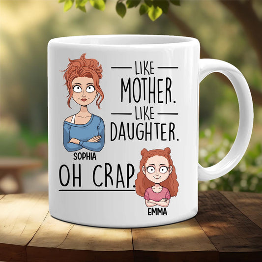 Like Father Like Daughter Like Son - Gift for dad, mom, son, daughter - Personalized Mug