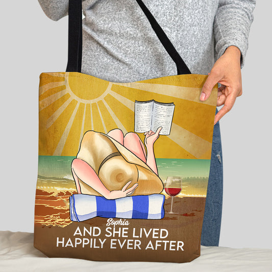 Salty Lil' Beach - Personalized Sea Lover Tote Bag