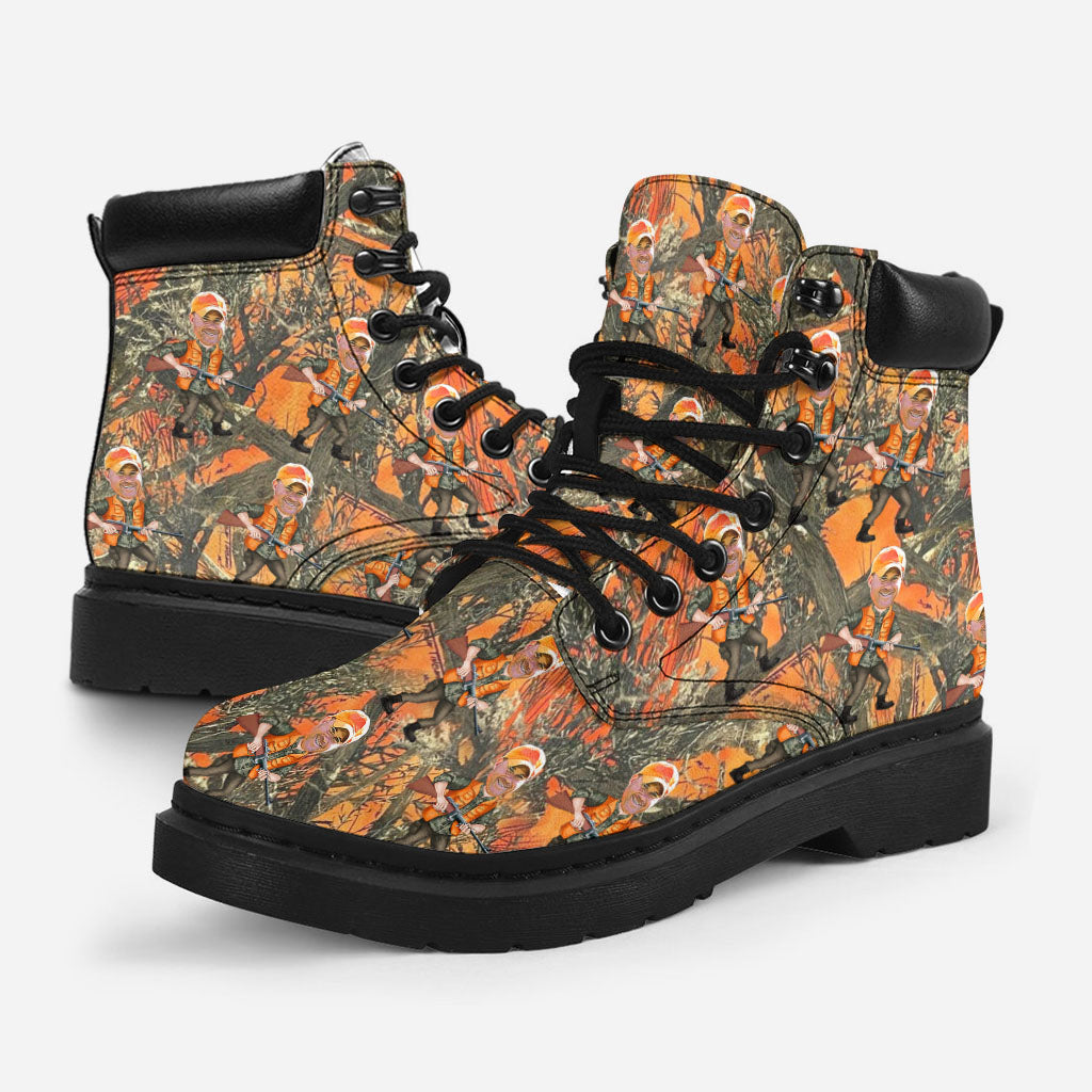 Photo Inserted Hunter - Personalized Hunting All Season Boots