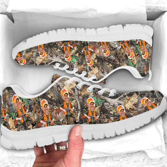 Photo Inserted Hunter - Personalized Hunting Sneakers
