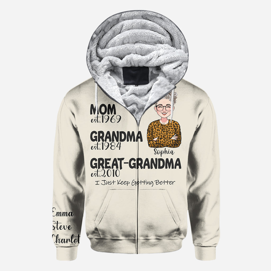 Mom Grandma Great Grandma - Gift for grandma - Personalized All Over Shirt