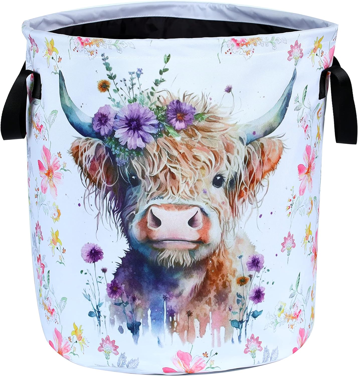 Highland Cow Lover Highland Cow Storage Basket 0624