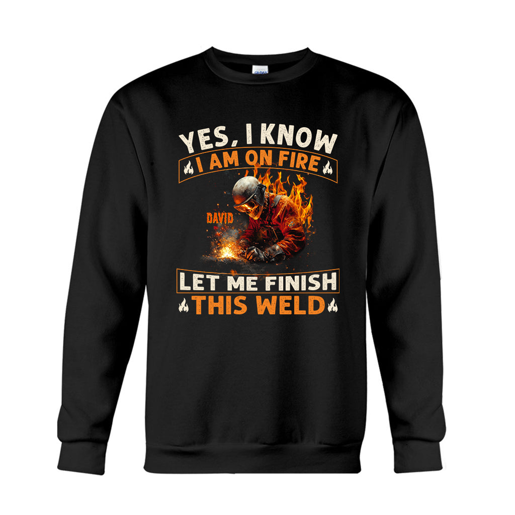Gift For Welder Man - Personalized Welder T-shirt And Hoodie