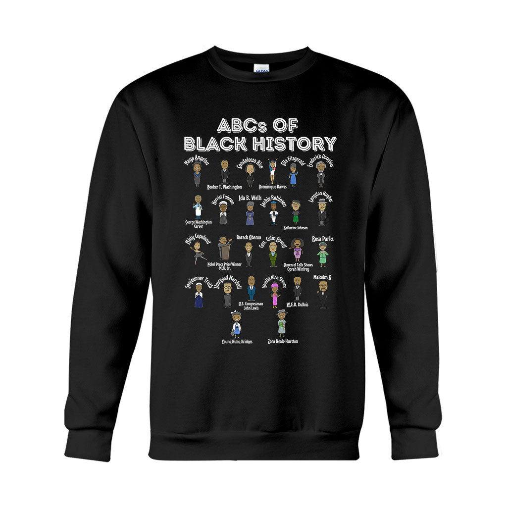 ABCs Of Black History - Personalized African American T-shirt And Hoodie