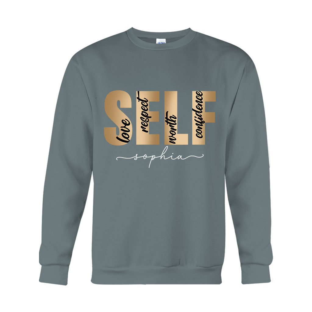 Self Confidence - Personalized African American T-shirt And Hoodie